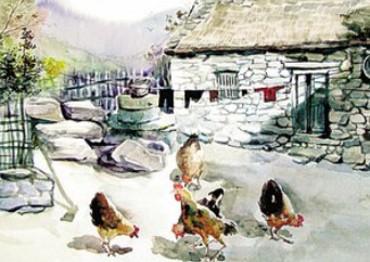 《农家》的作者胡旭军​是【大众原创诗词曲网刊】签约作家