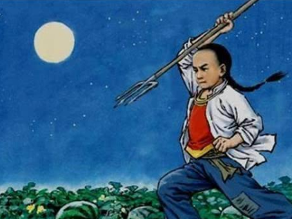 《月夜里守护》作者: 天中山人 ​【大众原创诗词曲网刊】签约作家