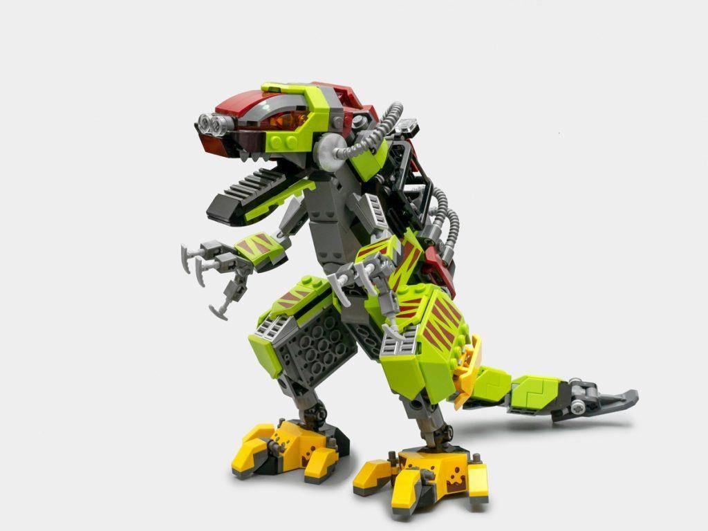 双龙争霸 乐高侏罗纪世界系列 75938 霸王龙大战机甲恐龙