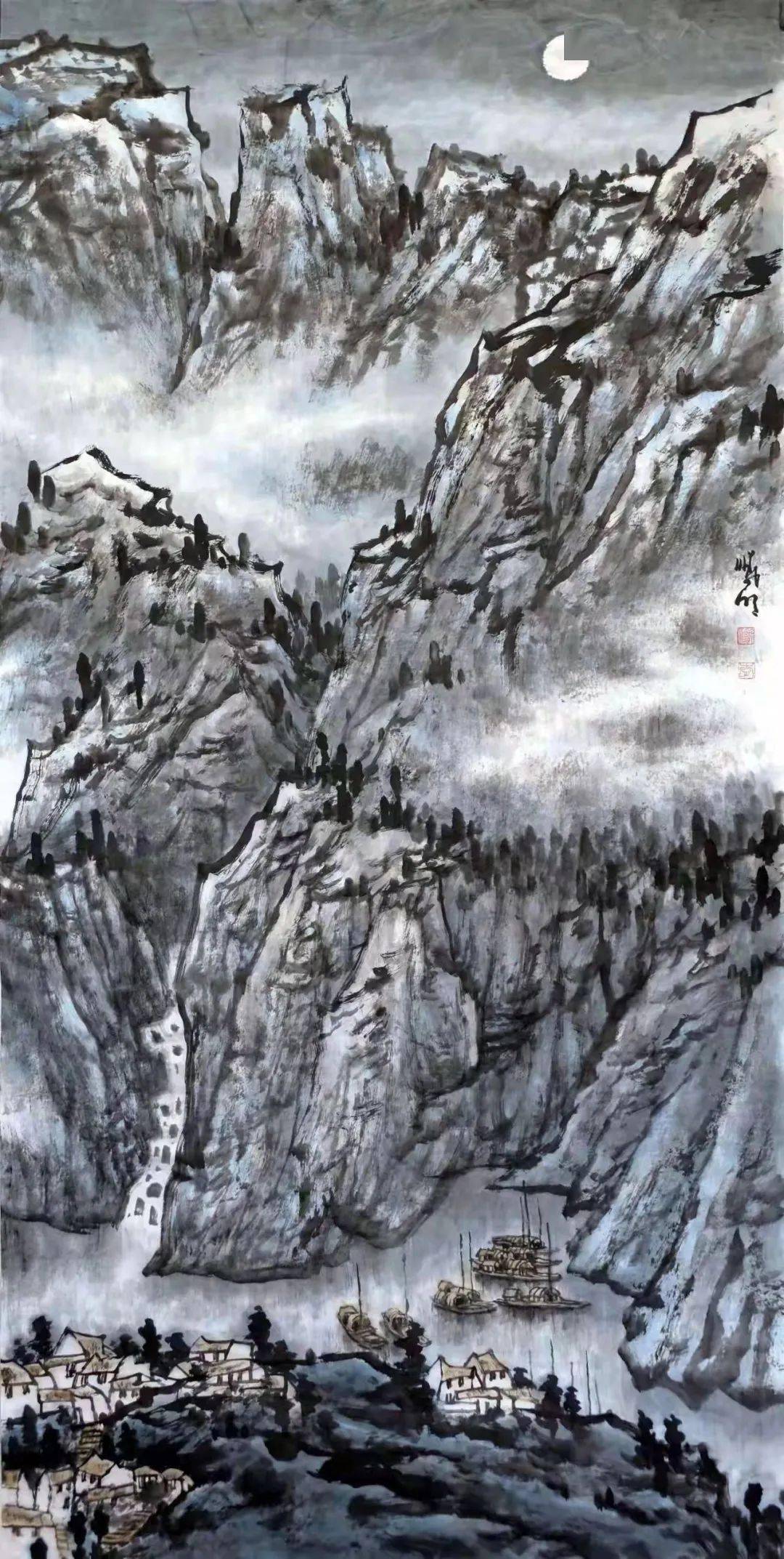 追寻本色 孙承平 李曦明中国水墨艺术作品展